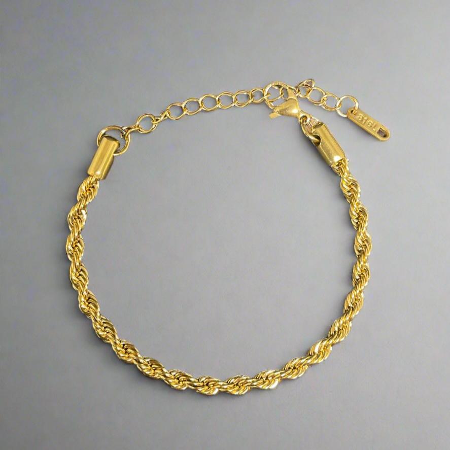 Cordell-Armband | Guld 4mm