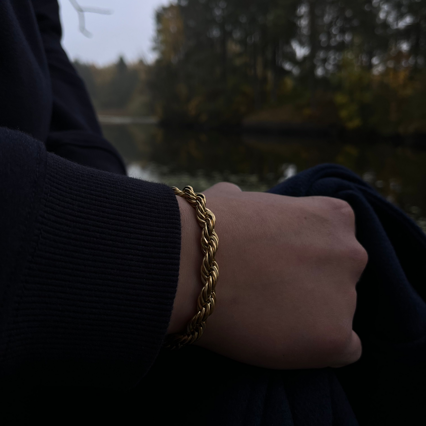 Cordell-Armband | Guld 8mm